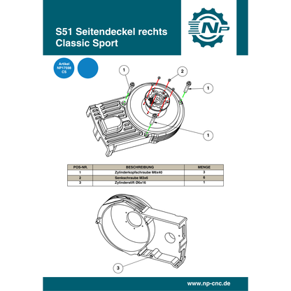Für M500 "Classic Sport" Full Set (17629)